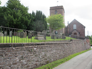 photo of St Oswald's Church burial ground