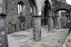 photo of Abbey's burial ground