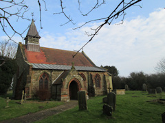 photo of All Saints' Church burial ground