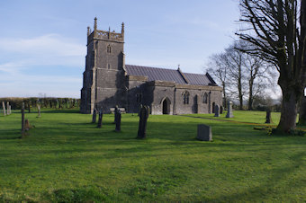 photo of St Lawrence's Church burial ground
