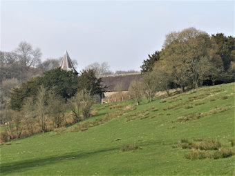 photo of St Curig's Church burial ground