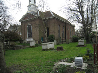 photo of St George's Church burial ground