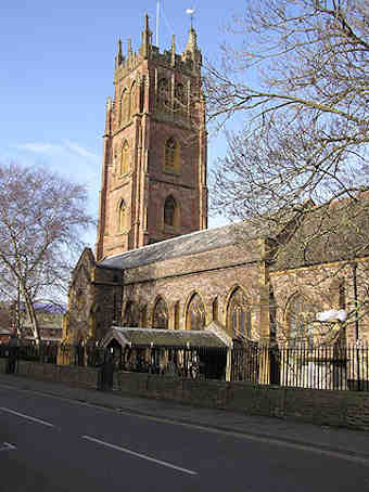 photo of St James' Church burial ground