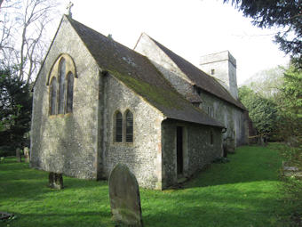 photo of St Martin's Church burial ground