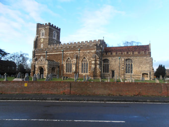 photo of All Saints' Church burial ground