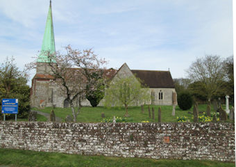 photo of St John the Baptist's Church burial ground