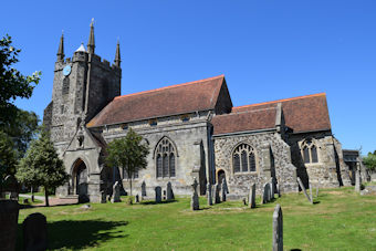 photo of St Mary's Church burial ground