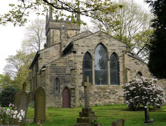 photo of Christ Church's burial ground