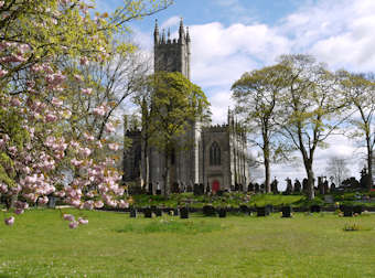 photo of All Saints Stand's Church burial ground