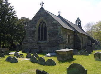 photo of St Ffraid's Church burial ground