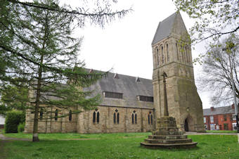 photo of Christ Church's burial ground