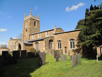 photo of St Guthlac's Church burial ground