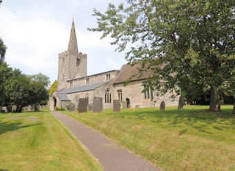 photo of Holy Trinity's Church burial ground