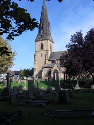 photo of All Saints' Church burial ground