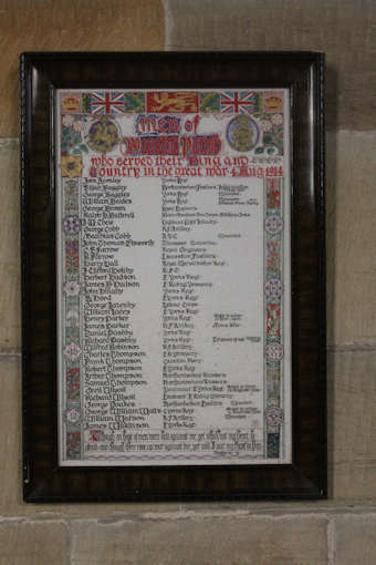 photo of St Mary (roll of honour)