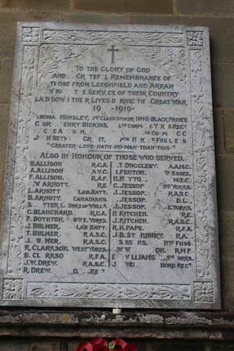 photo of St Catherine (roll of honour)