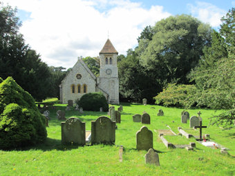 photo of St Mary's Church burial ground