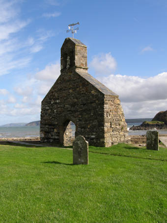 photo of St Brynach the Abbot's Church burial ground