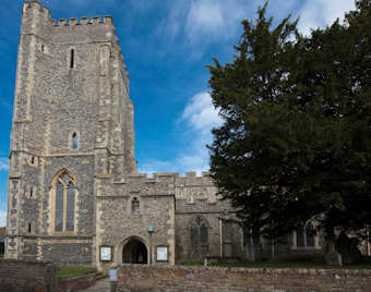 photo of St Nicholas' Church burial ground