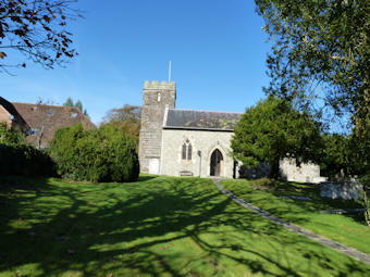 photo of St Mary's Church burial ground