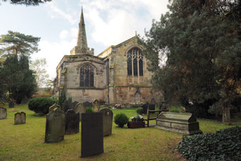 photo of St Leonard's Church burial ground