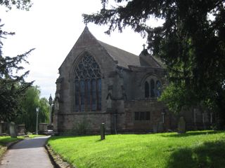 photo of Chaddesley Corbett's Church burial ground