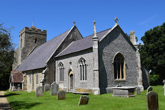 photo of All Saints' Church burial ground