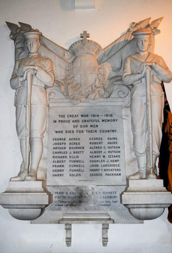 photo of All Saints (roll of honour)