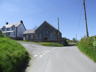 photo of Capel y Groes' Church burial ground