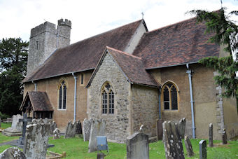 photo of All Saints' Church burial ground