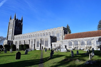 photo of Holy Trinity's Church burial ground