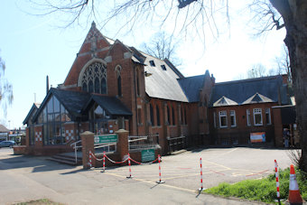photo of Wycliffe Memorial Methodist's Church burial ground