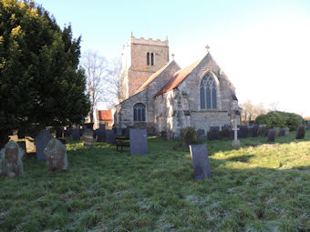 photo of St Wilfrid's Church burial ground