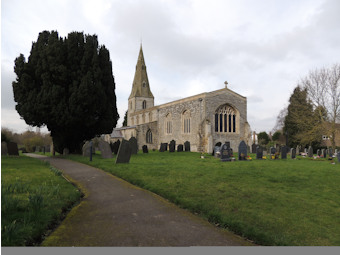 photo of St Mary and All Saints' Church burial ground