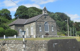 photo of St Faughna RC's Church burial ground