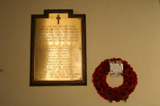 photo of St John the Baptist (roll of honour)