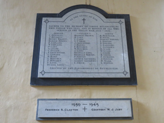 photo of St Peter (roll of honour)