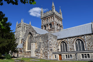 photo of St Cuthburga Minster's Church burial ground