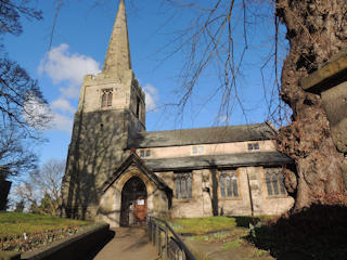 photo of All Saints' Church burial ground