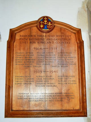 photo of St Margaret (roll of honour)