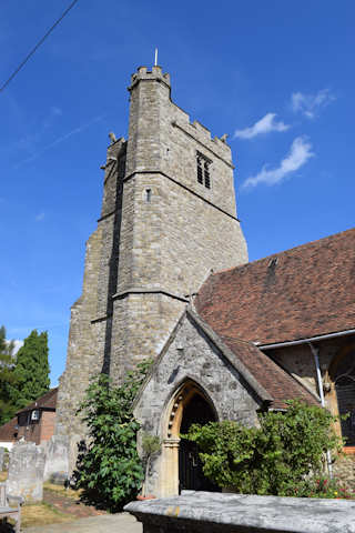 photo of Holy Cross' Church burial ground