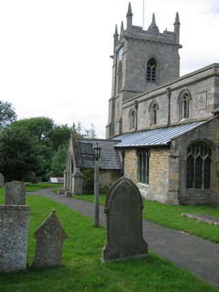 photo of St John the Baptist's Church burial ground