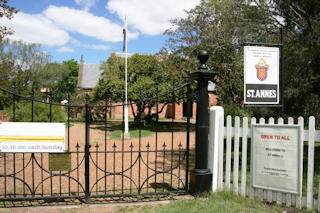 photo of St Anne's Church burial ground