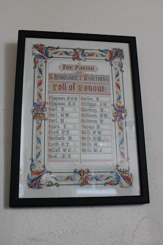 photo of St Margaret (roll of honour)