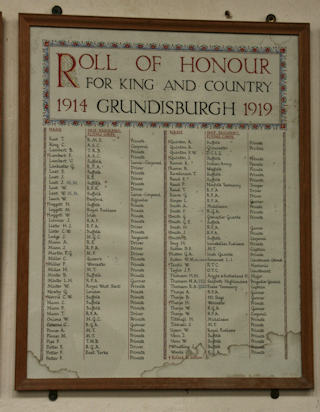 photo of St Mary (roll of honour)