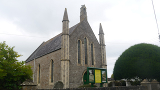 photo of Langford Chapel's burial ground