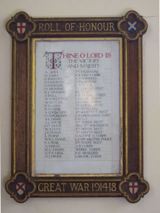 photo of St Peter (roll of honour)