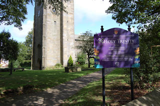 photo of Holy Trinity's Church burial ground