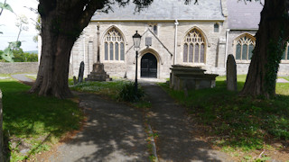 photo of St Conger's Church burial ground