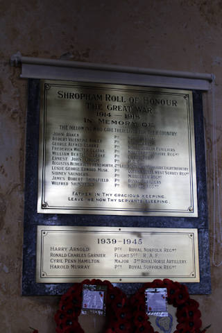 photo of St Peter and St Paul (roll of honour)